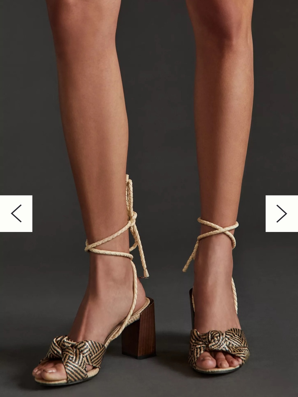 Anthropologie Sam Edelman Bodhi Block Heel Sandals - Flawed